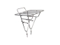 Preview: Soma Porteur Rack Stainless Steel - Stainless Steel Luggage Rack