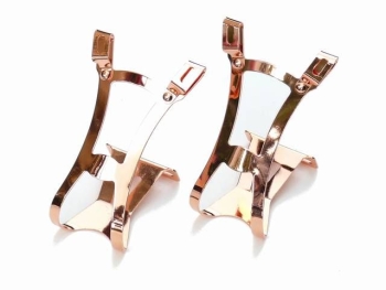 Double Bridge - Single Gate Steel Toe Clips - Copper Edition