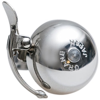 Crane Bell - Suzu Mini Bell - with Die Cut Mount - Silver