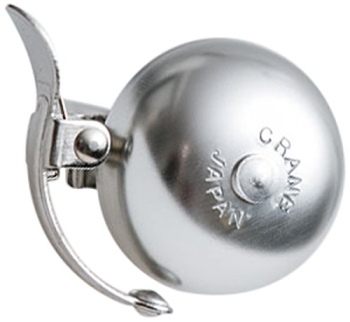Crane Bell - Suzu Mini Bell - with Steel Band Mount - Silver