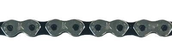 Kmc K710 Kool Chain - Black / Chrome - 1/8"