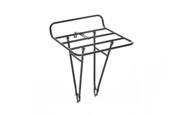 Pelago Commuter Front Rack - Stainless Steel black powdercoat