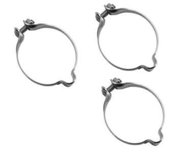 Stainless Steel Top Tube Cable Guide – Set Of 3