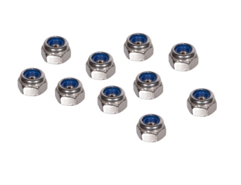 Hex Nut Self-Locking - 10 Pieces