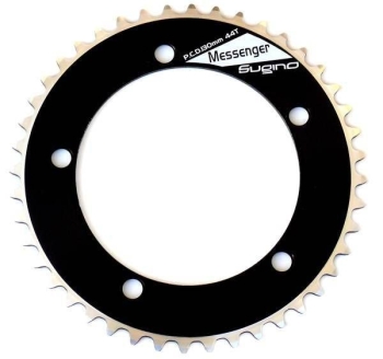 Sugino Messenger Chainring - 130mm - Black