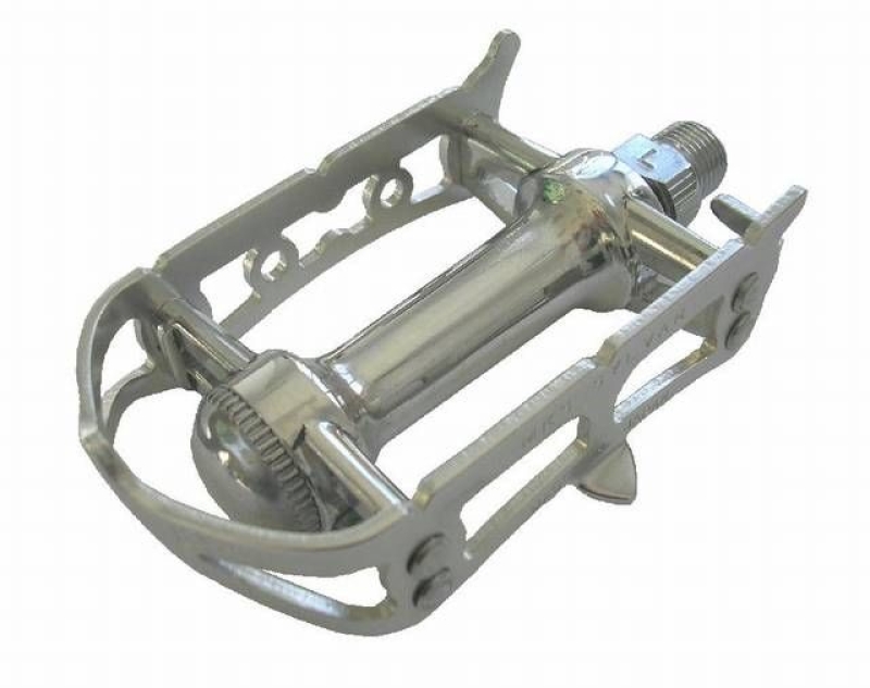 Mks Sylvan Prime Road Pedals - Silver Polish Finish