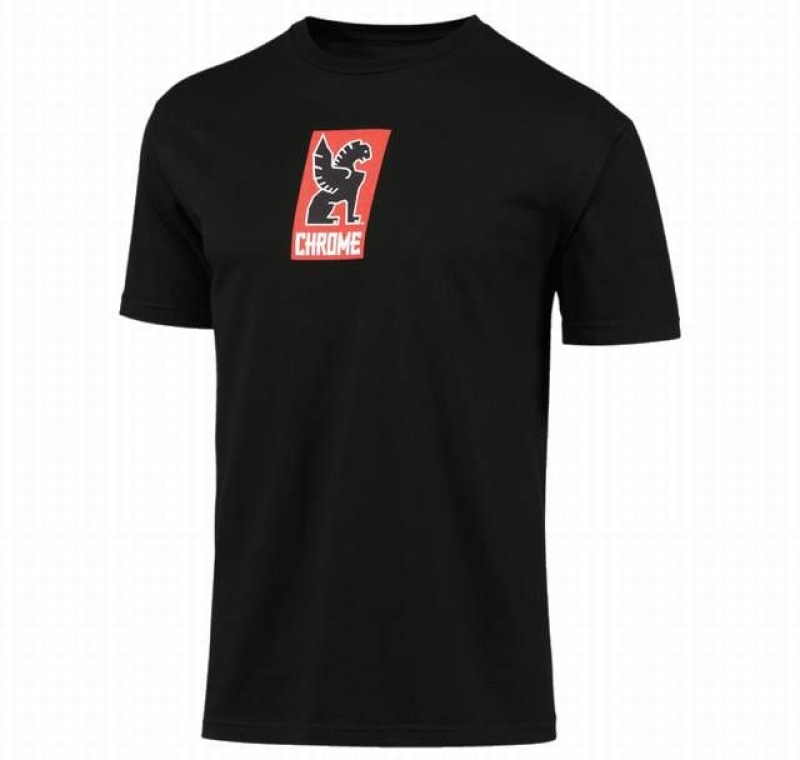 Chrome Lock Up T - Shirt - Black