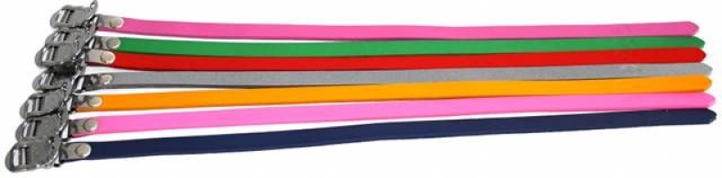 CKIC colored Single Leather Toe-Straps - Lederriemen