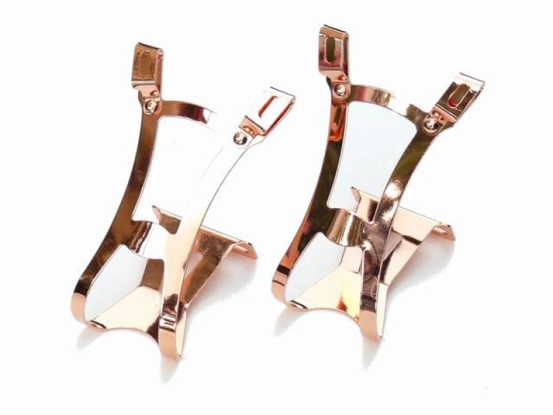 Double Bridge - Single Gate Steel Toe Clips - Copper Edition