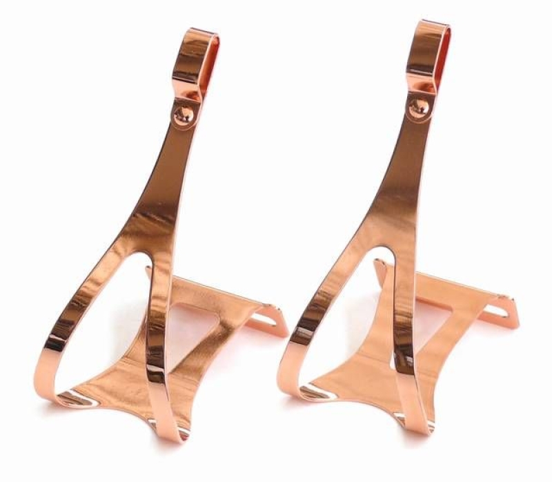 Singlespeedshop Single Toe Clips - Pedalhaken - Kupfer Edition
