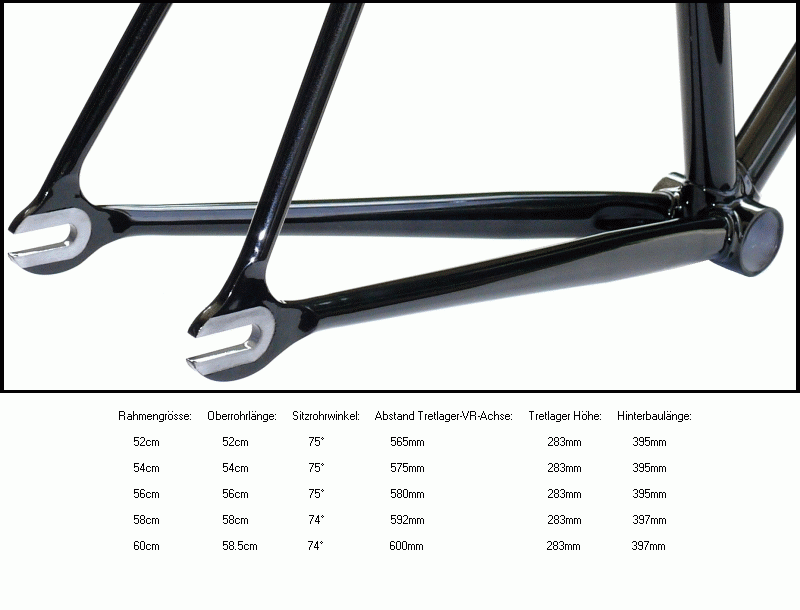 Firecracker Lugged Track Frame Set