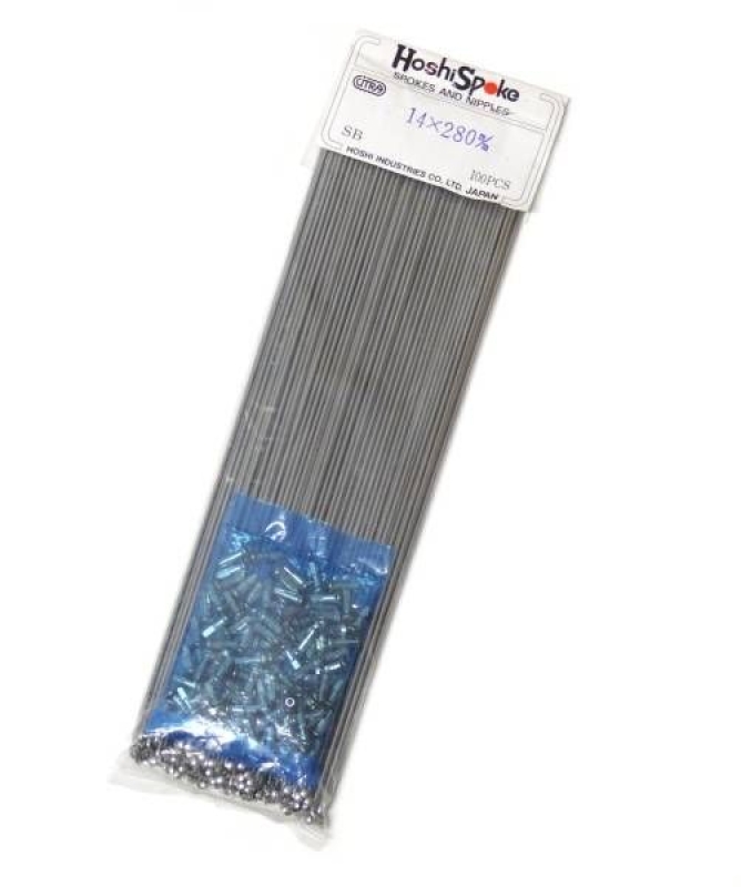 Hoshi Spokes Stainless SB - 100 Pcs .