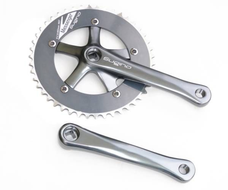 Sugino RD-2 Messenger Kurbel - gunmetal grau