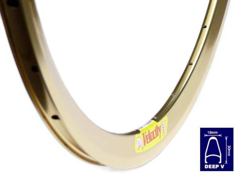 Velocity Deep - V Rim - Bright Anodised - Nonmsw - 700c