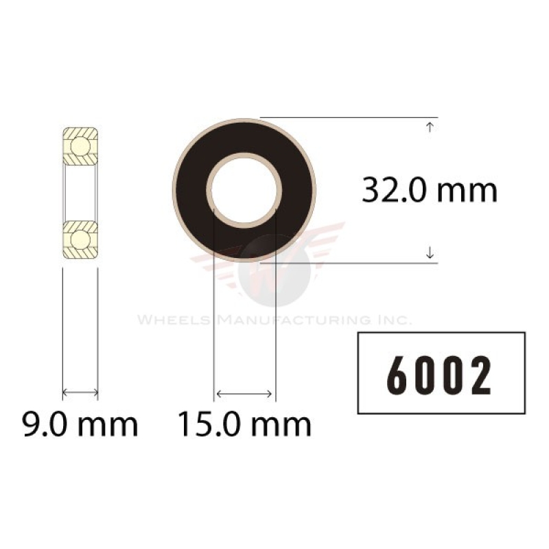 6002-2RS Sealed Cartridge Bearing Ersatzlager